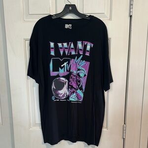 MTV Black tshirt size XL men’s
